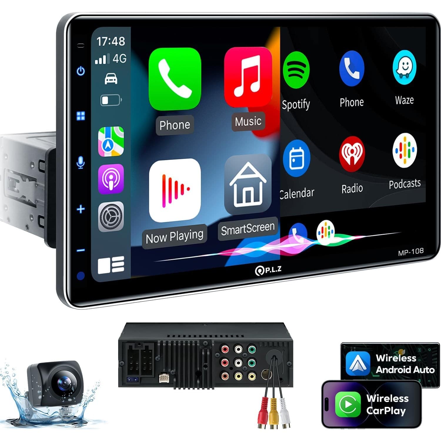 Autoradio Android 2-DIN 10" — vue 2