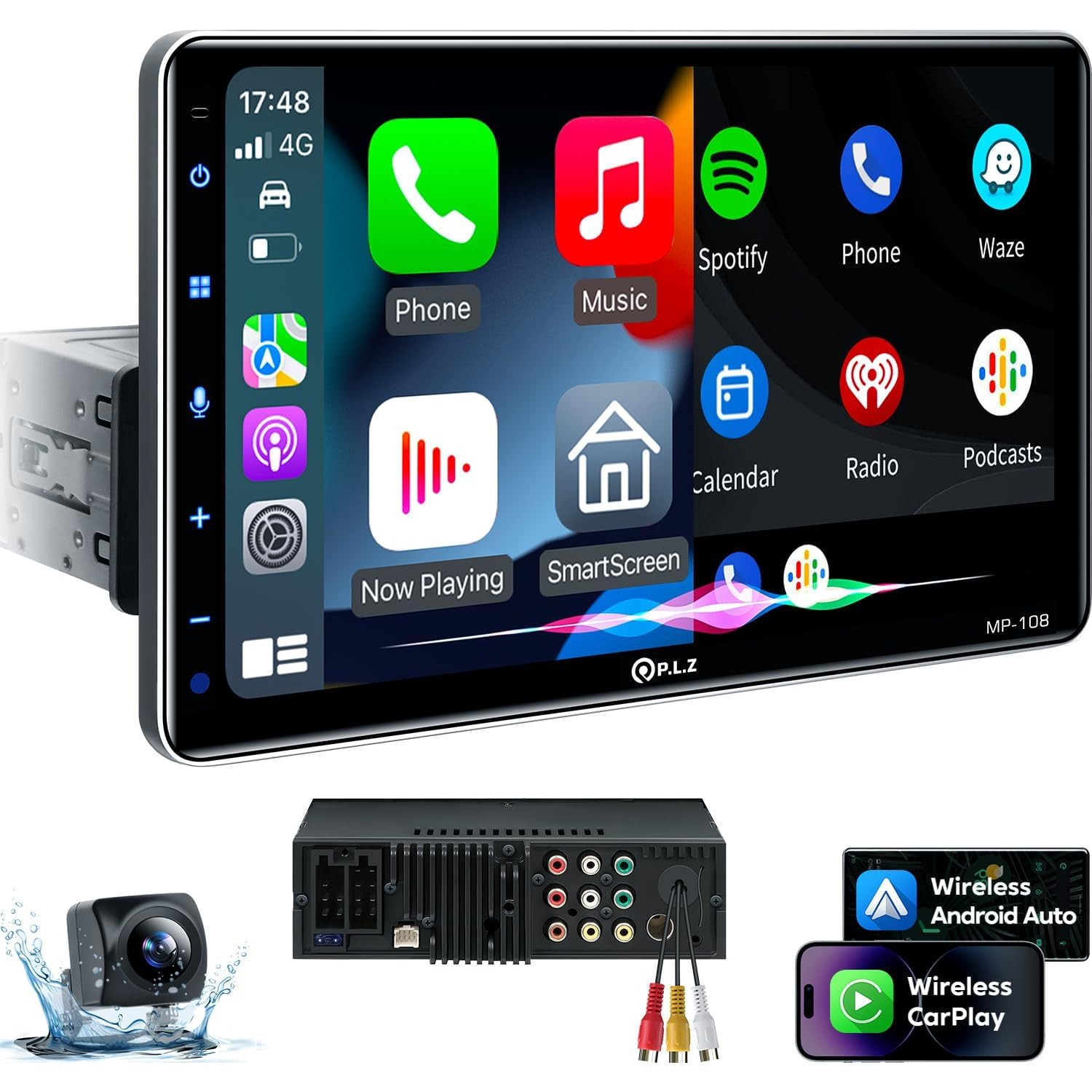 Autoradio Android 2-DIN 10" — vue 2